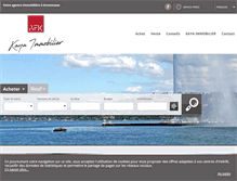 Tablet Screenshot of kayaimmobilier.com